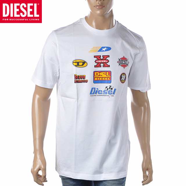 ディーゼル DIESEL クルーネックTシャツ 半袖 メンズ ブランド T-JUST