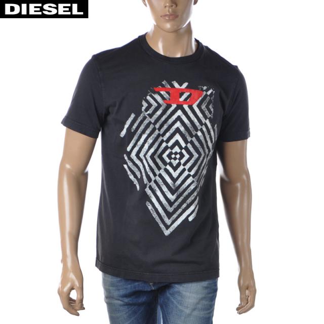 ディーゼル DIESEL Tシャツ メンズ 半袖 カットソー クルー