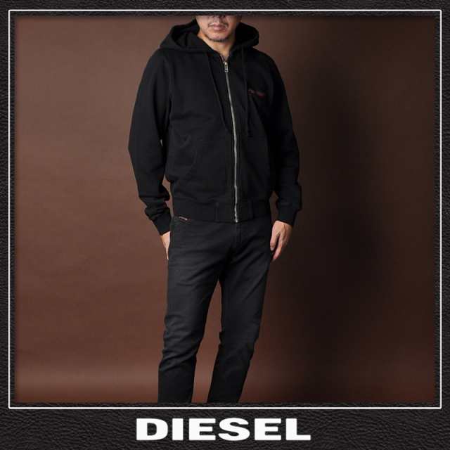 ディーゼル DIESEL ジップアップパーカー スウェット メンズ ブランド