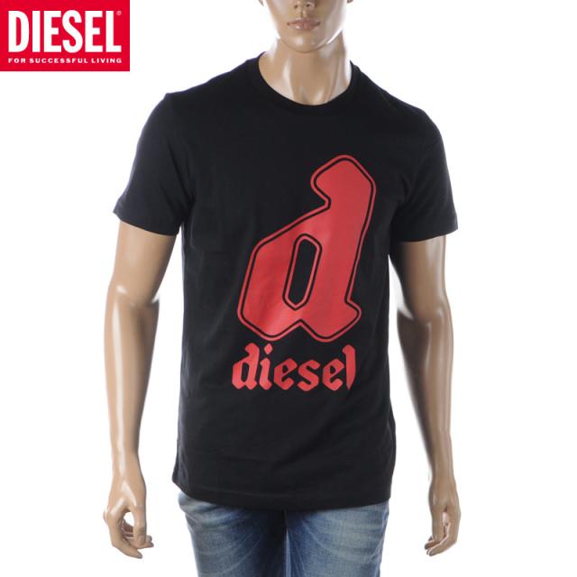 完売必至【ディーゼル】半袖Tシャツ ロゴ コットン クルーネック 新品】DIESEL ディーゼル／クルーネック ランダムロゴ デザインT