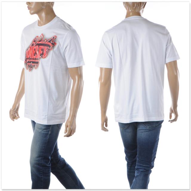 ディーゼル DIESEL Tシャツ メンズ 半袖 カットソー クルー
