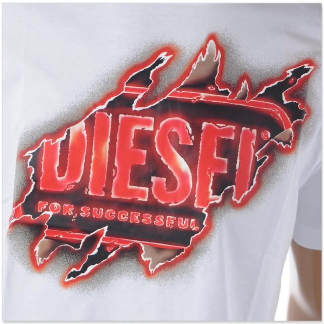 ディーゼル DIESEL Tシャツ メンズ 半袖 カットソー クルー