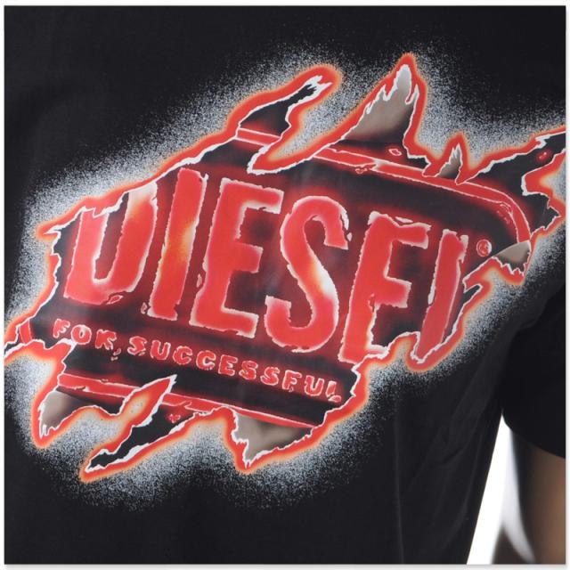 ディーゼル DIESEL Tシャツ メンズ 半袖 カットソー クルー