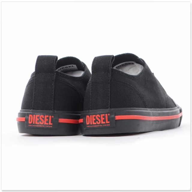 ディーゼル DIESEL スニーカー メンズ ブランド ローカット S-ATHOS LOW Y02882 PR012 ブラック