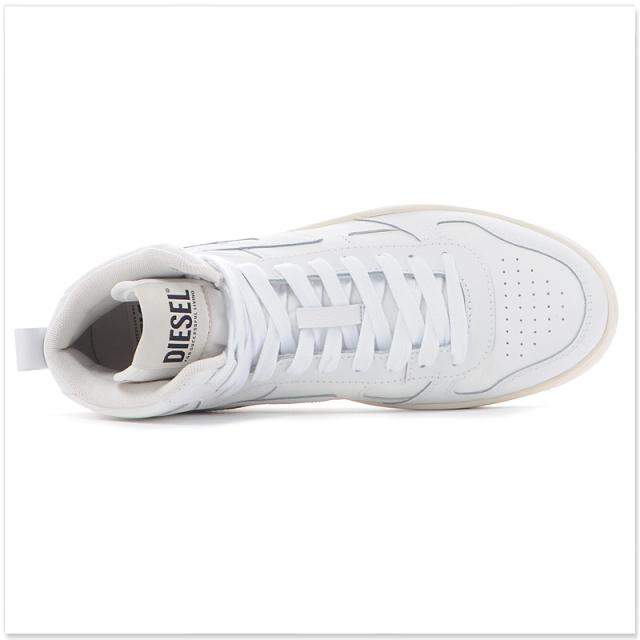 【DIESEL】ハイカット スニーカー white DIESEL 「DIESEL」 ハイカットスニーカー 42 ホワイト メンズ