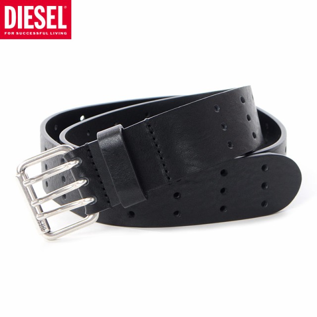 ディーゼル DIESEL ベルト メンズ ブランド レザー B-MILI X08139-PR227 ブラック