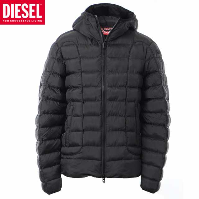 ディーゼル DIESEL パデッドジャケット メンズ ブランド アウター ブルゾン W-STONE A14720-0BHAZ ブラック 2024秋冬新作