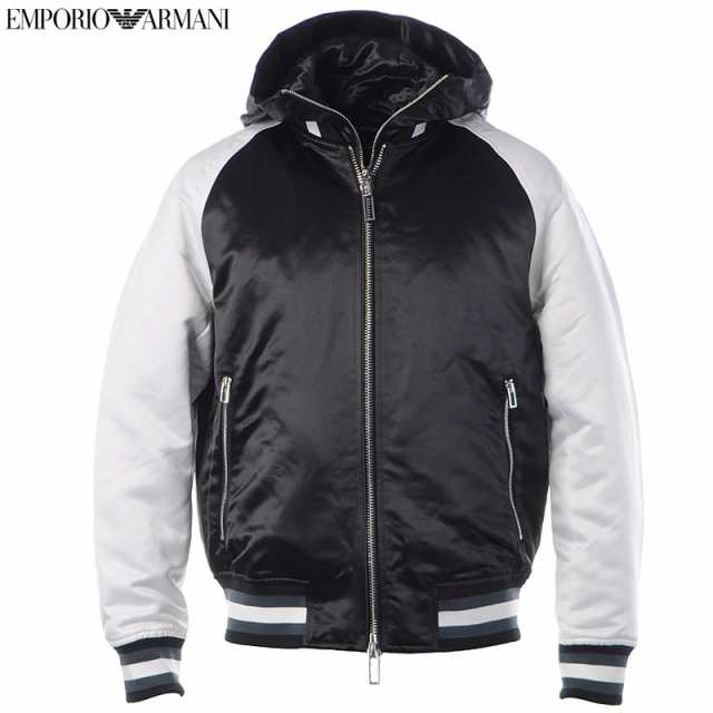 エンポリオアルマーニ EMPORIO ARMANI ボンバージャケット ブルゾン アウター メンズ ブランド 6H1BE9 1NYCZ ブラック  激安通販商品