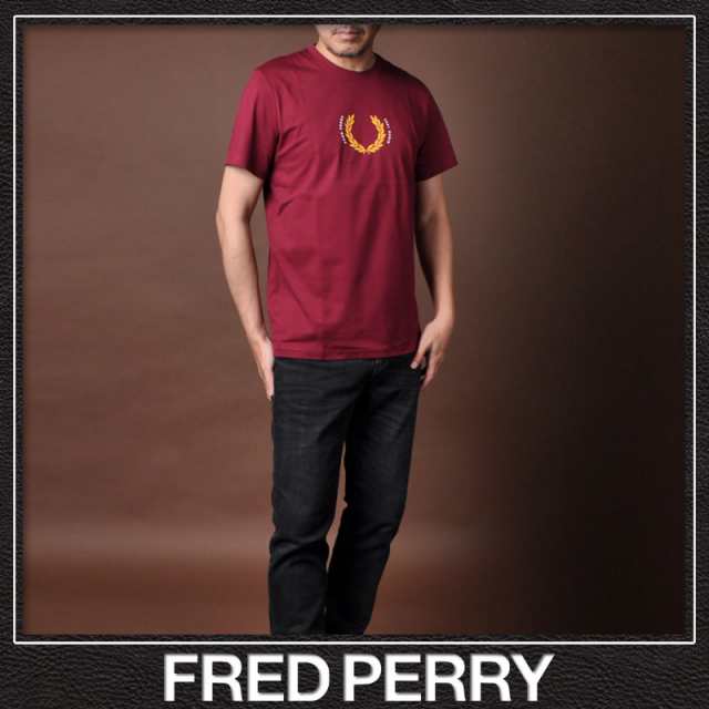 フレッドペリー FRED PERRY クルーネックTシャツ 半袖 メンズ ブランド