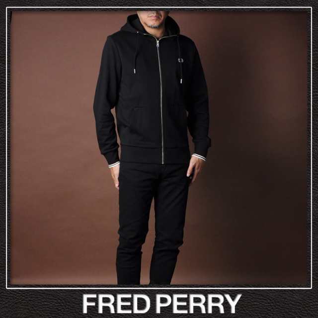 フレッドペリー スウェット ジップアップ ジャケット FRED PERRY