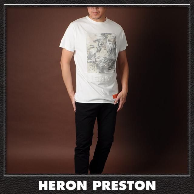 ヘロン プレストン HERON PRESTON クルーネック Tシャツ 半袖 メンズ