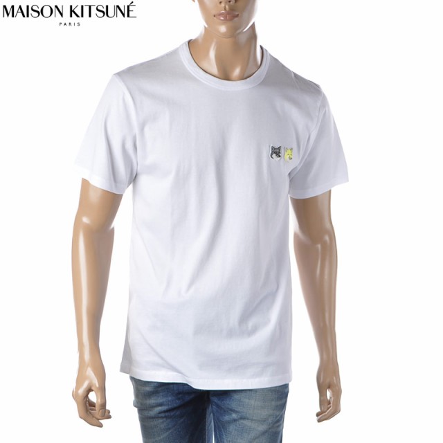 メゾンキツネ MAISON KITSUNE クルーネックTシャツ 半袖 メンズ