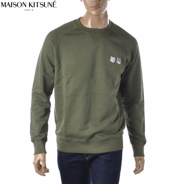 メゾンキツネ MAISON KITSUNE クルーネックスウェット メンズ ブランド ...