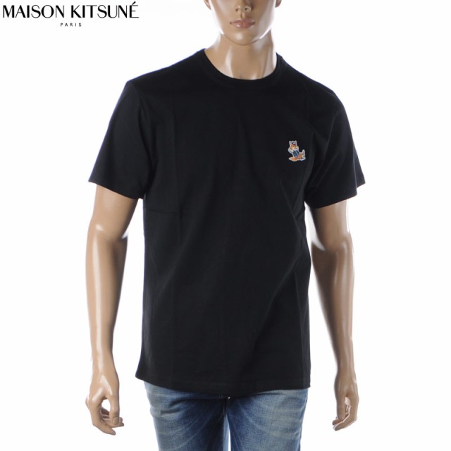 メゾンキツネ MAISON KITSUNE Tシャツ メンズ ブランド クルーネック