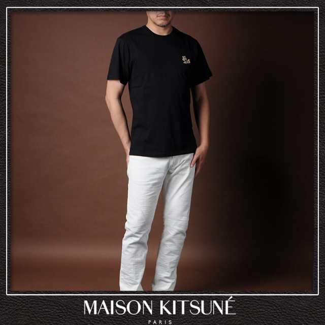 メゾンキツネ MAISON KITSUNE Tシャツ メンズ ブランド クルーネック