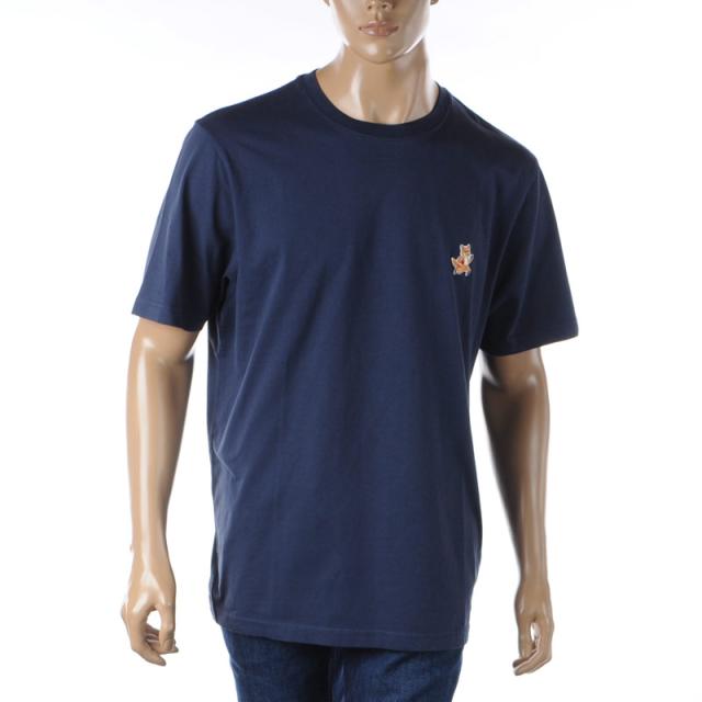 MAISON KITSUNE クルーネックTシャツ mm00125kj0008 MAISON KITSUNE メゾンキツネ クルーネックTシャツ SPEEDY FOX