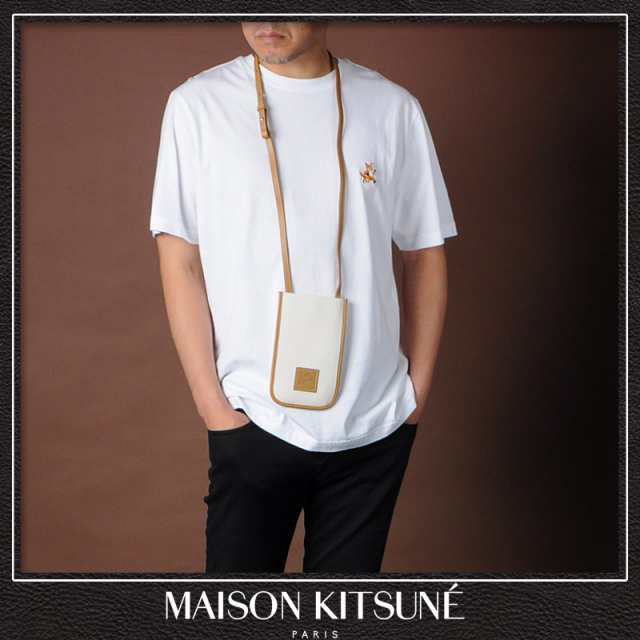 メゾンキツネ MAISON KITSUNE ショルダースマホケース バック メゾンキツネ MAISON KITSUNE ショルダースマホケース バック