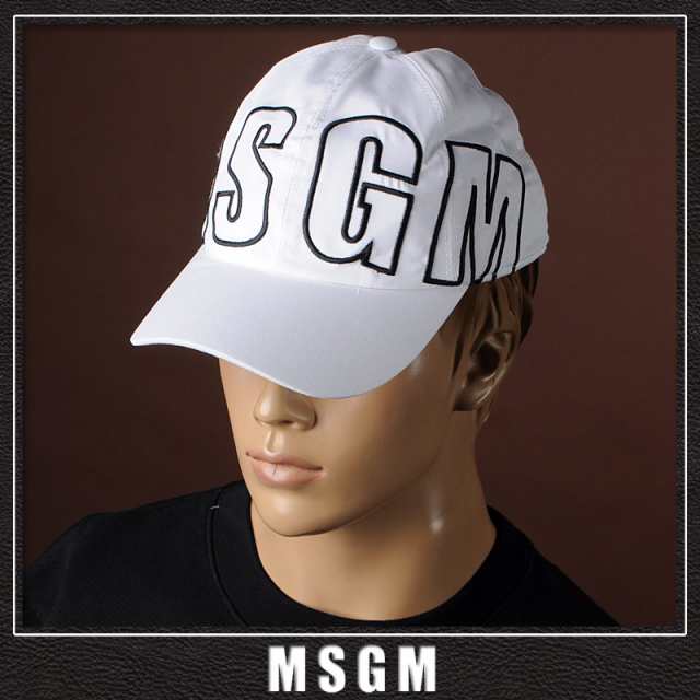 エムエスジーエム MSGM ベースボールキャップ 帽子 メンズ 2740ML04