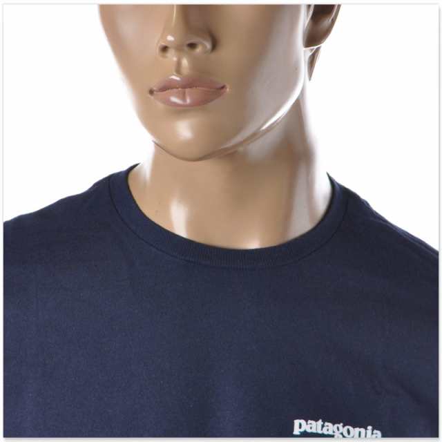 パタゴニア Tシャツ PATAGONIA メンズ 長袖 ブランド ロンT クルーネック 38518 メンズ ロングスリーブ P-6ロゴ レスポンシビリティー ネイビー M’s L/S P-6 Logo Responsibili-Teeの通販は