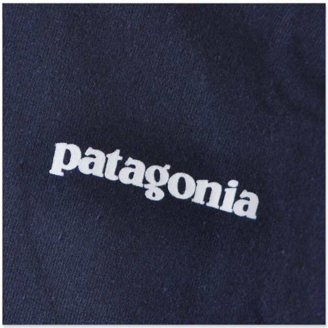 パタゴニア Tシャツ PATAGONIA メンズ 長袖 ブランド ロンT クルーネック 38518 メンズ ロングスリーブ P-6ロゴ レスポンシビリティー ネイビー M’s L/S P-6 Logo Responsibili-Teeの通販は