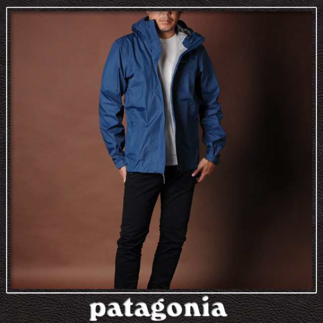 【新品未使用】 patagonia パタゴニア マウンテンパーカー トレントシェルジャケット Mens Torrentshell 3L Jacket ウインドブレーカー ナイロン 85241 【XSサイズ/BAYOU BLUE】cmXS