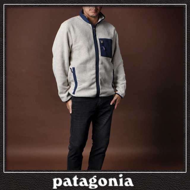 パタゴニア フリースジャケット PATAGONIA メンズ ブランド 22991 M’s Synch Jkt OAT メンズ シンチラ ジャケット  オフホワイト 2023秋