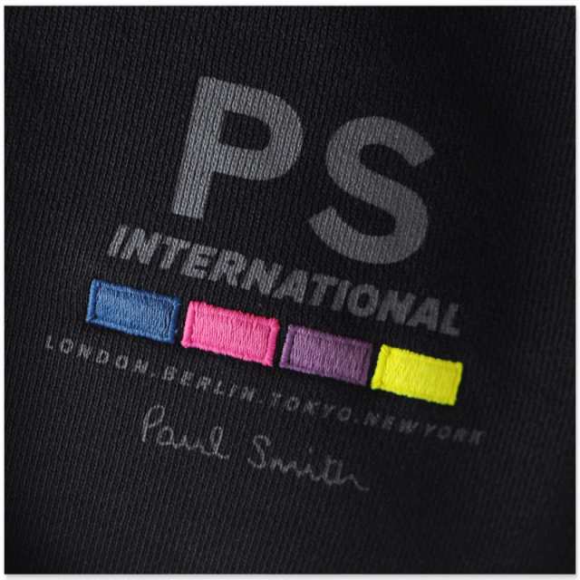 ポールスミス スウェット PAUL SMITH トレーナー メンズ ブランド クルーネック M2R 027RE LP4044 ブラック