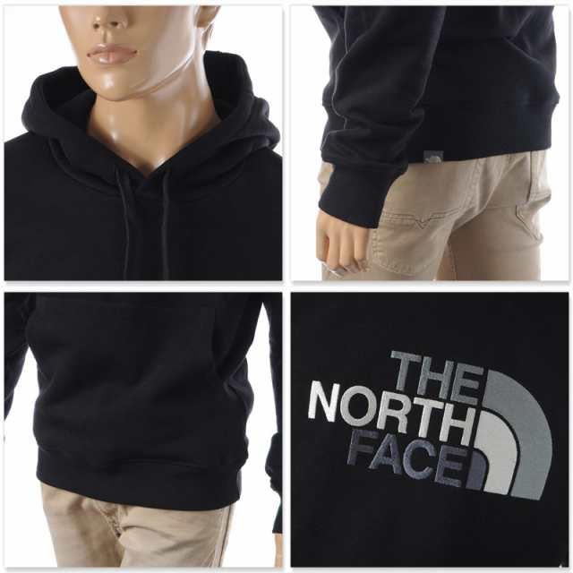 ザ ノースフェイス THE NORTH FACE プルオーバーパーカー メンズ スウェット ブランド MENS DREW PEAK PULLOVER HOODIE NF00AHJY ブラッ