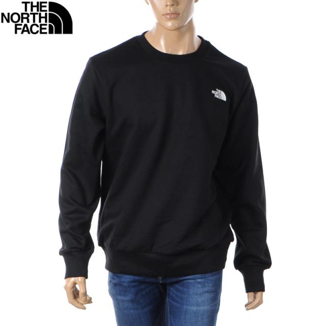 ザ ノースフェイス THE NORTH FACE スウェット メンズ NF0A89FB MEN’S SIMPLE DOME CREW ブラック クルーネック トレーナー ブランド ロゴ カジュアル おしゃれ 大きいサイズ 人気 送料無料
