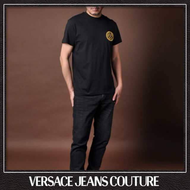 VERSACE JEANS ヴェルサーチ　Tシャツ　半袖　丸首Tシャツ/カットソー(半袖/袖なし)