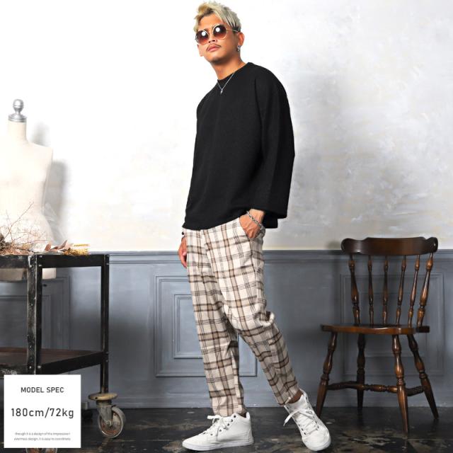 送料無料 ニットソー メンズ セーター 長袖 クルーネック Bitter ビター系 秋 冬 鹿の子 ルーズシルエット 大きめ ニット 無地 Big モの通販はau Pay マーケット ラグスタイル