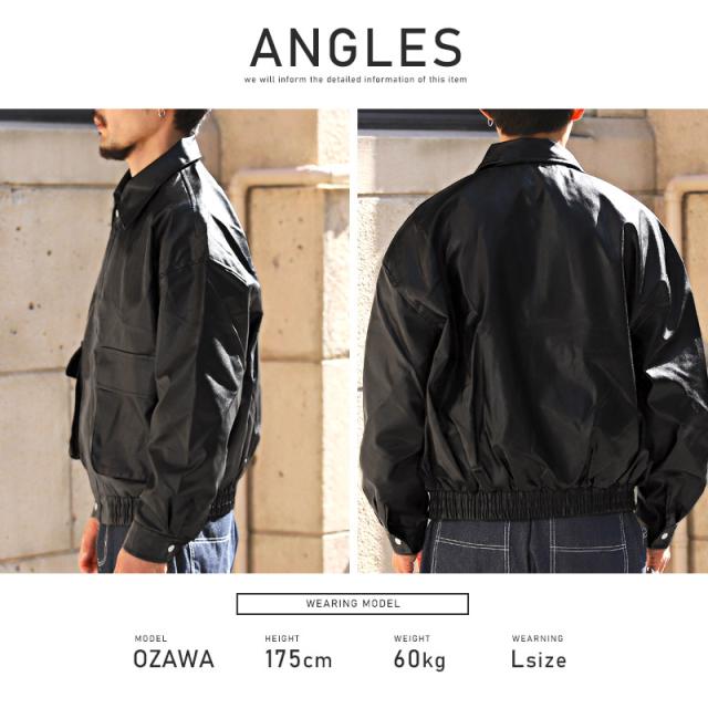 レザージャケット メンズ ブルゾン フェイクレザー 合皮 PUレザー