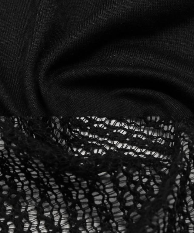 カーディガン メンズ ロングカーディガン ドレープ レース ショール