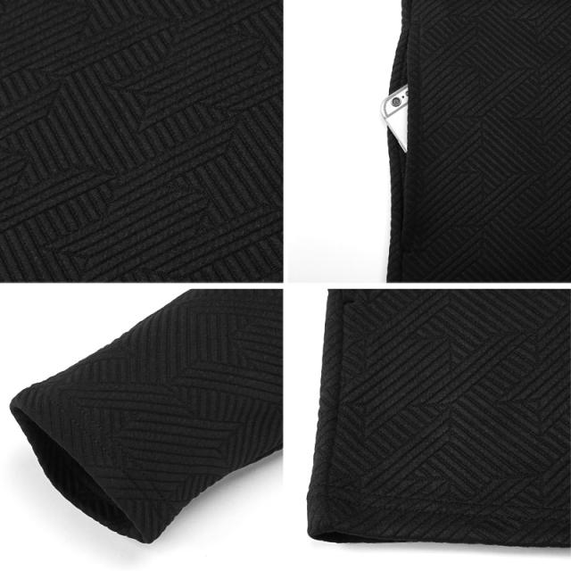 カーディガン メンズ レディース 秋 春 ブランド【Bernings Sho(バーニングショー)キルティング千鳥柄フード付きカーディガン】 aa-3324