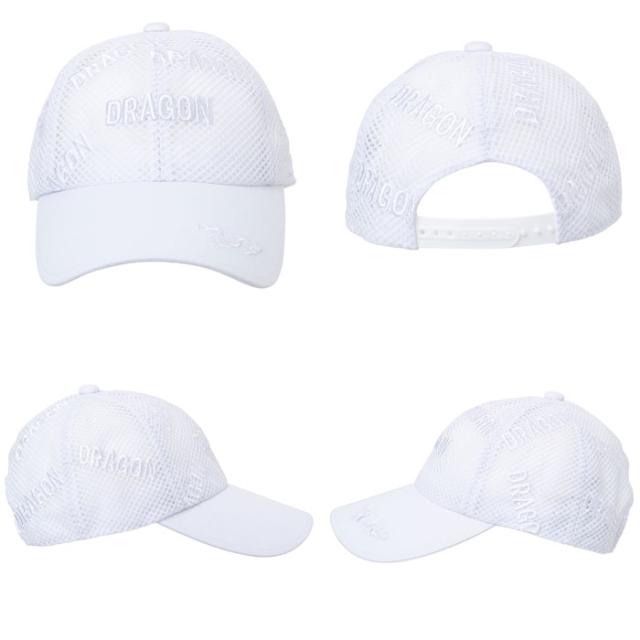 ダンスウィズドラゴン ロゴ総メッシュキャップ D3-134130 ゴルフウェア