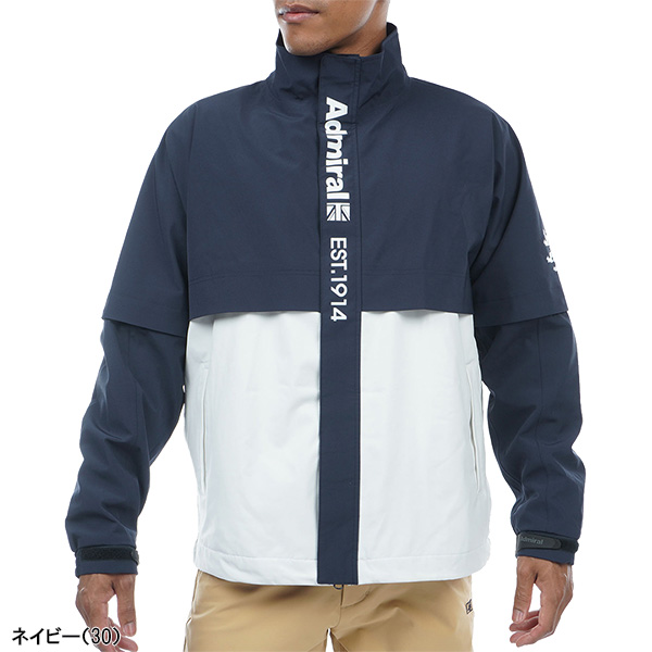アドミラル ゴルフ 2WAY レインウェア 上下セット ADMA3R1／ADMA3R2 カッパ ゴルフウェア 2023年秋冬モデル Admiral Golf_1