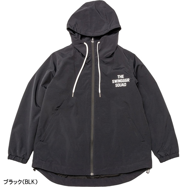 ザ スウィンガー 長袖 フルジップ SWG ナイロンジップ パーカー