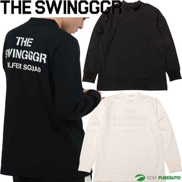 ザ スウィンガー 長袖 モックネックシャツ ユニセックス 23AW-SWG-CT011B ゴルフウェア 2023年秋冬モデル THE SWINGGGR SWINGER MOCK L-T-SH-B 秋冬ウェア ザスウィンガー メンズ レディース