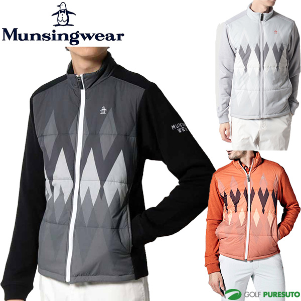 Munsingwear マンシング ニットジャケット ロゴ LL