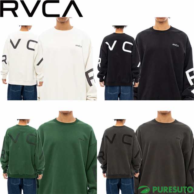 ルーカ RVCA 長袖 クルーネック トレーナー FAKE RVCA CR