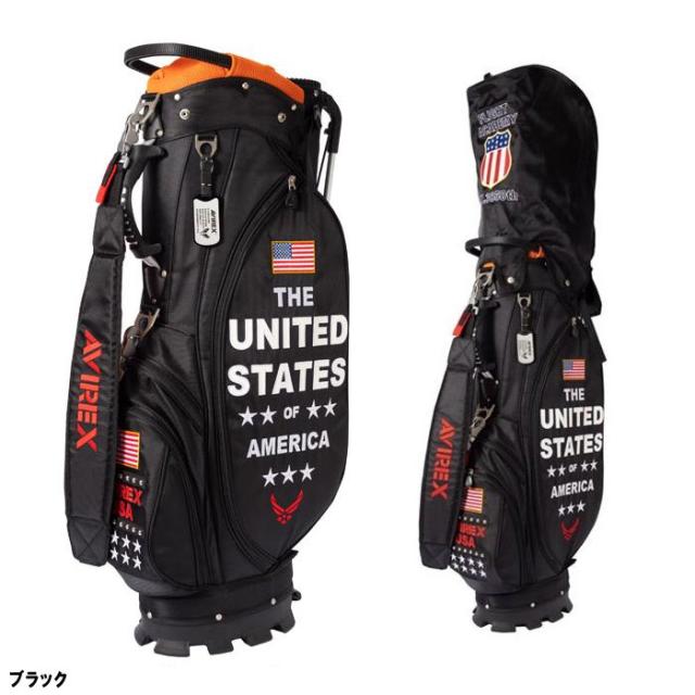 アヴィレックス ゴルフ 8.5型 USA キャディバッグ AVG3F-BA6 セルフ