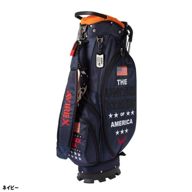 アヴィレックス ゴルフ 8.5型 USA キャディバッグ AVG3F-BA6 セルフ