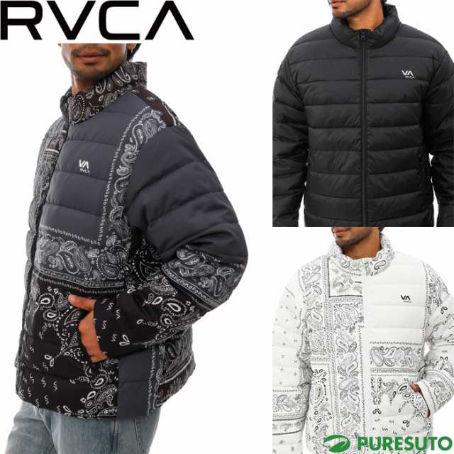 ルーカ RVCA 長袖 フルジップ ダウンジャケット BREEZY PUFFER JACKET メンズ BD042784 トップス アウター 2023年秋冬モデル 秋冬ウェア