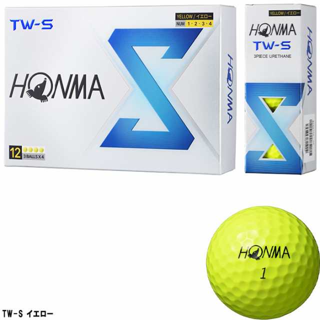 本間ゴルフ TW-X／TW-S ゴルフボール BTQ2402／BTQ2403 ●2024年モデル● 3ダースセット（36球） HONMA GOLF