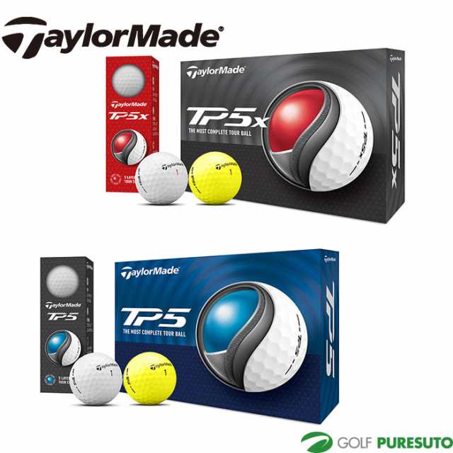テーラーメイド ゴルフボール New TP5／TP5x ボール ●2024年モデル● 1ダース（12球） TaylorMadeの通販は