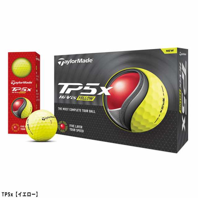 テーラーメイド ゴルフボール New TP5／TP5x ボール ●2024年モデル● 1ダース（12球） TaylorMadeの通販は