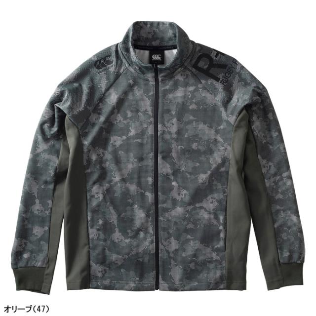 【在庫処分】カンタベリー Canterbury 長袖 フルジップ トレーニング スウェットジャケット メンズ RP40535P ラグビー ブルゾン アウター スポーツ ジム タウンユース 秋冬モデル 20FW_1