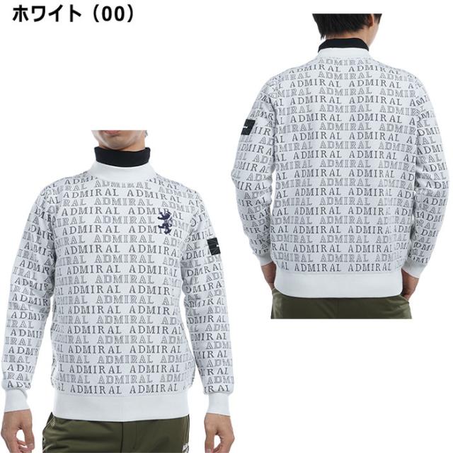 アドミラル ゴルフ ビッグランパント ロゴジャガード クルーネック