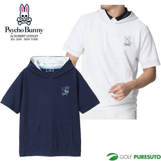 サイコバニー ゴルフ PLUS RICHワッフル 半袖パーカー GF414 ゴルフウェア トップス 春夏モデル Psycho Bunny GOLFの通販は 8,547円