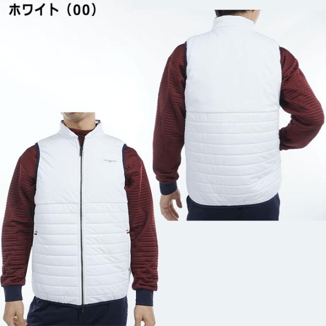 トミーヒルフィガー ゴルフ 圧着キルト 中綿 ベスト THMA467 ゴルフウェア トップス 2024年秋冬モデル TOMMY HILFIGER_1